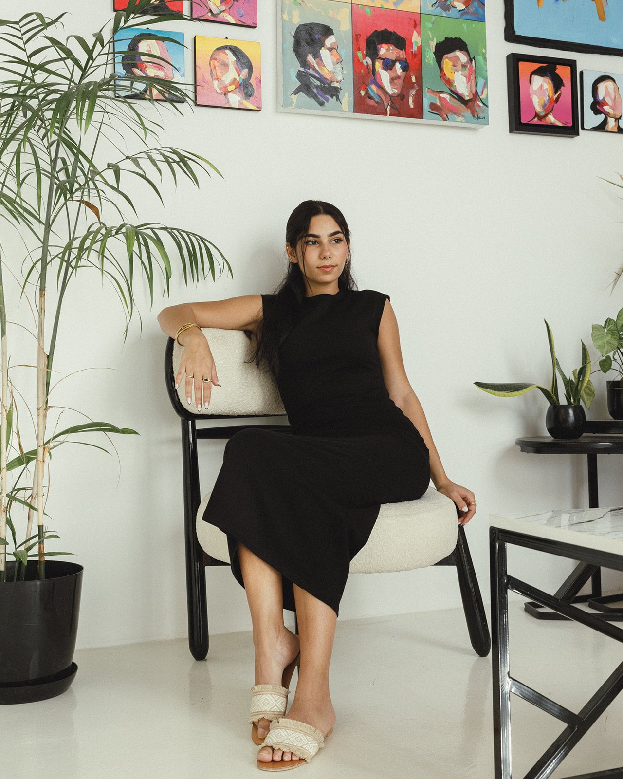 FITTED MIDI RIBBED DRESS