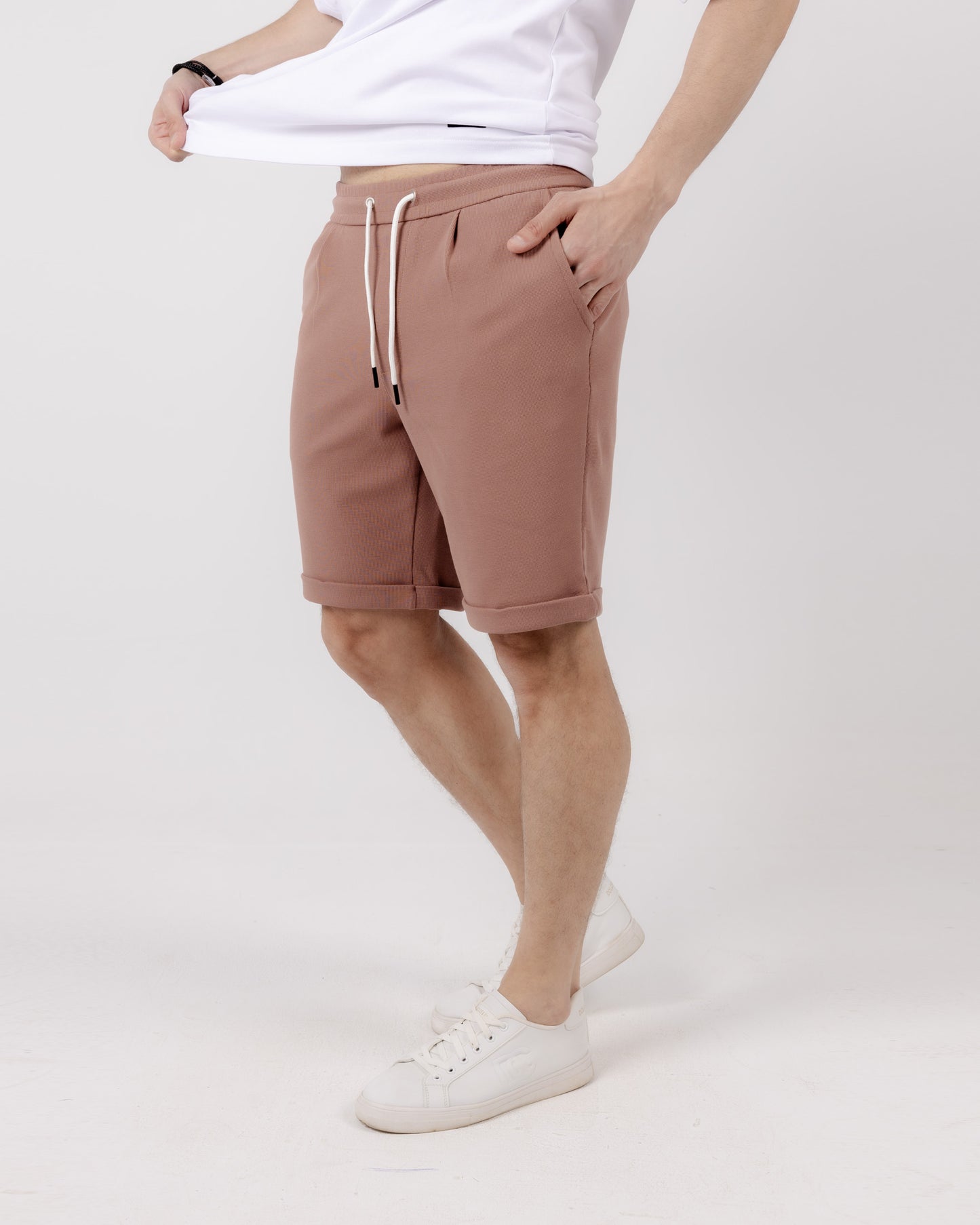 Everyday Classic Shorts -Rust