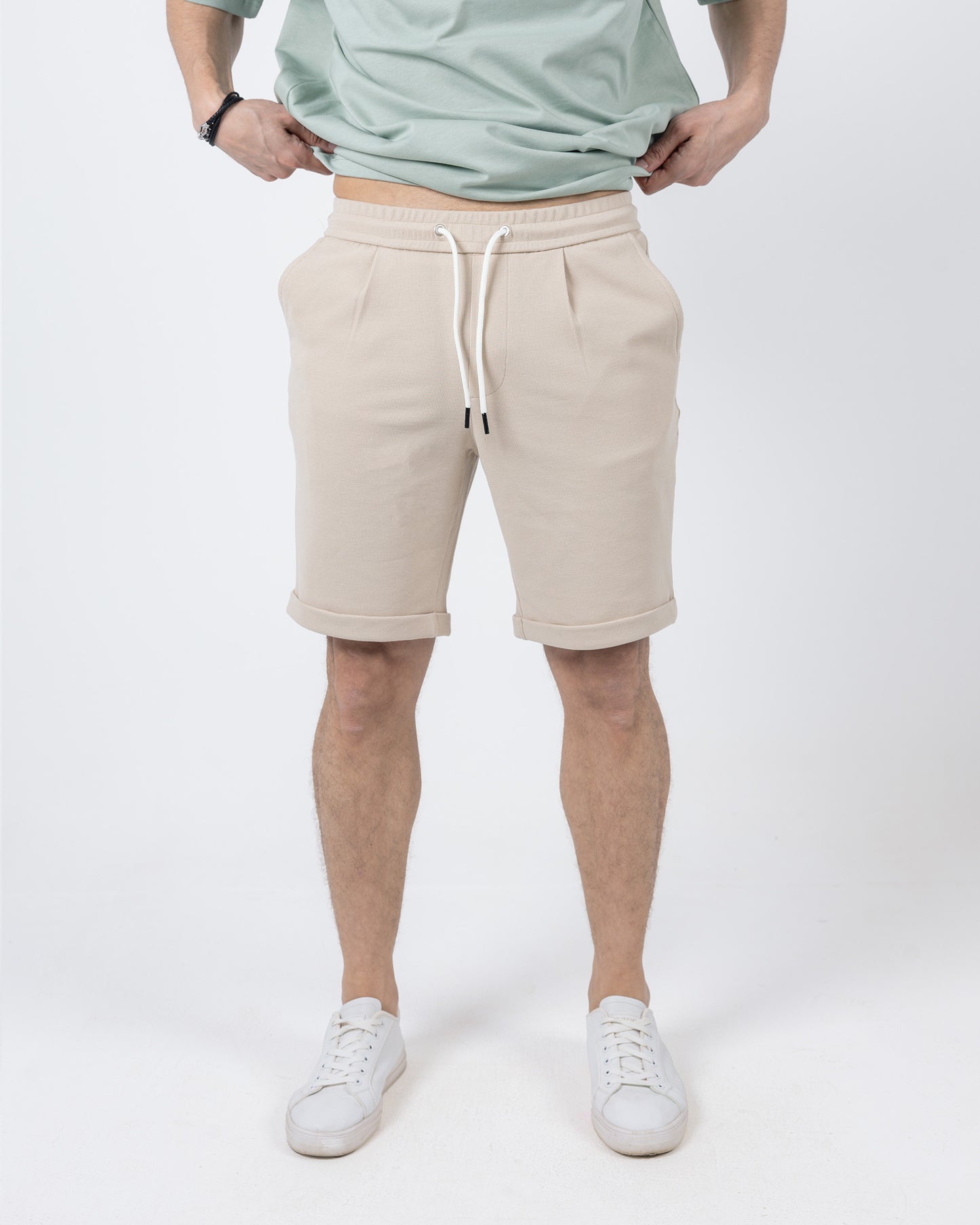 Everyday Classic Shorts -Beige