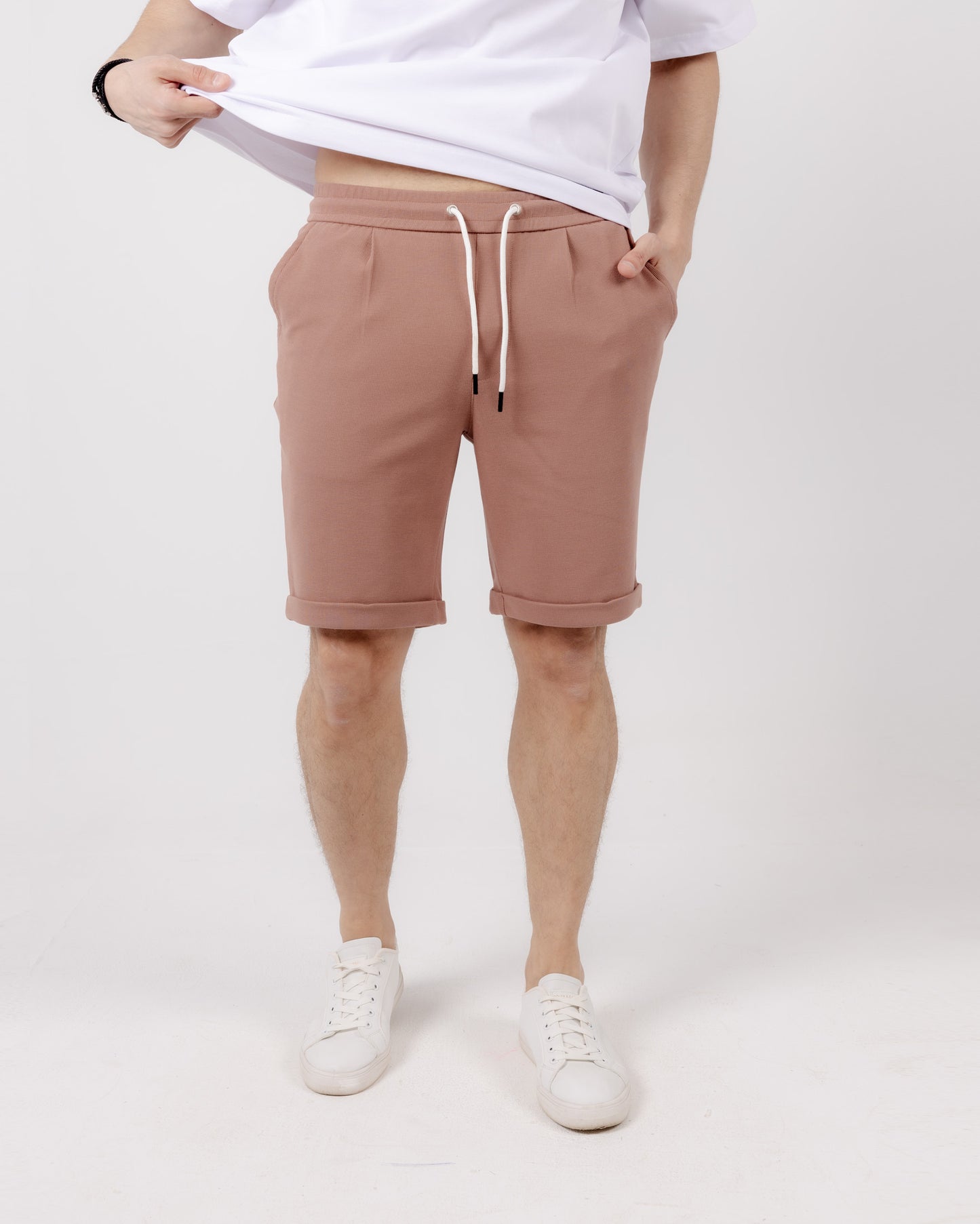 Everyday Classic Shorts -Rust