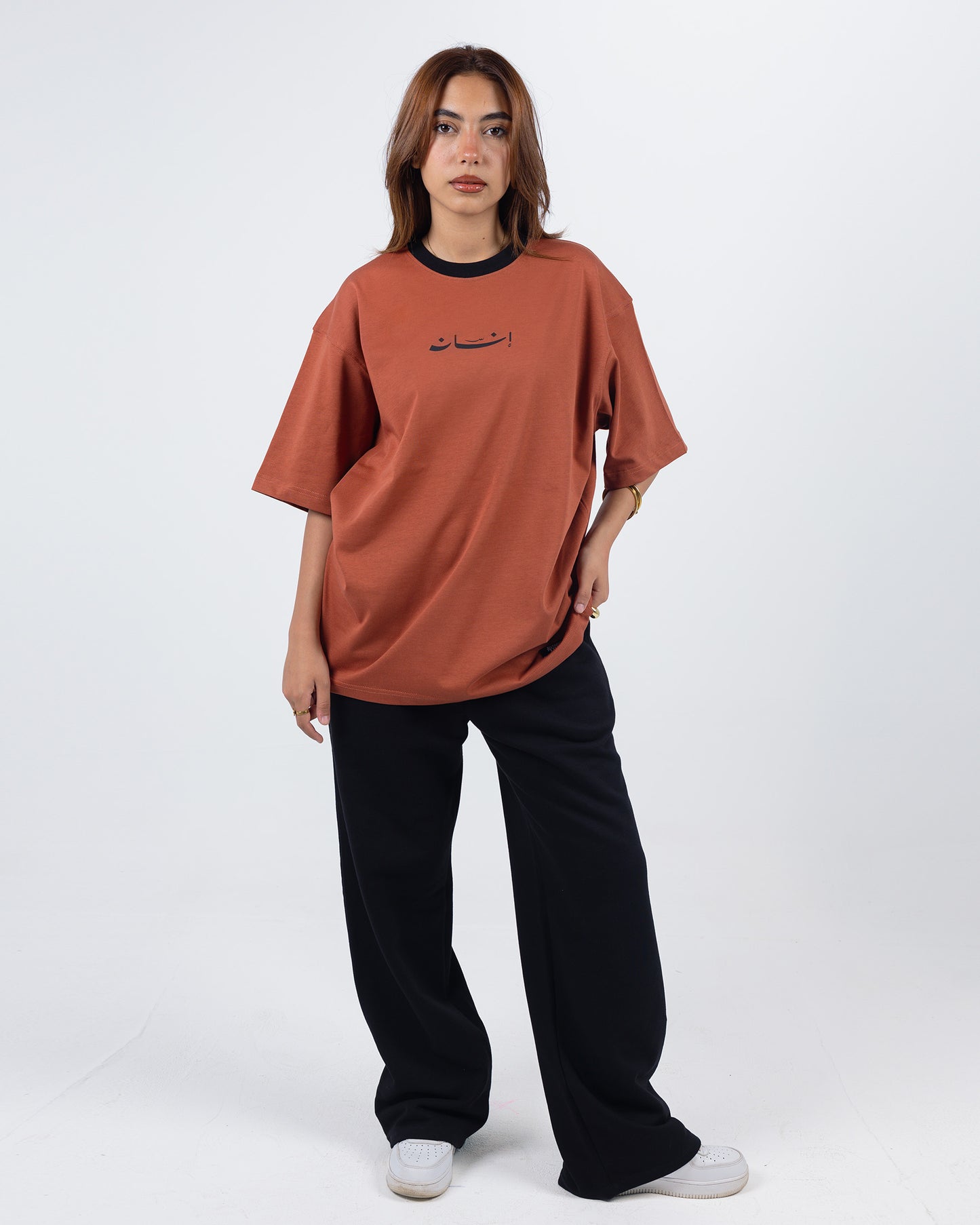 ENSAN Oversized T-shirt Rust