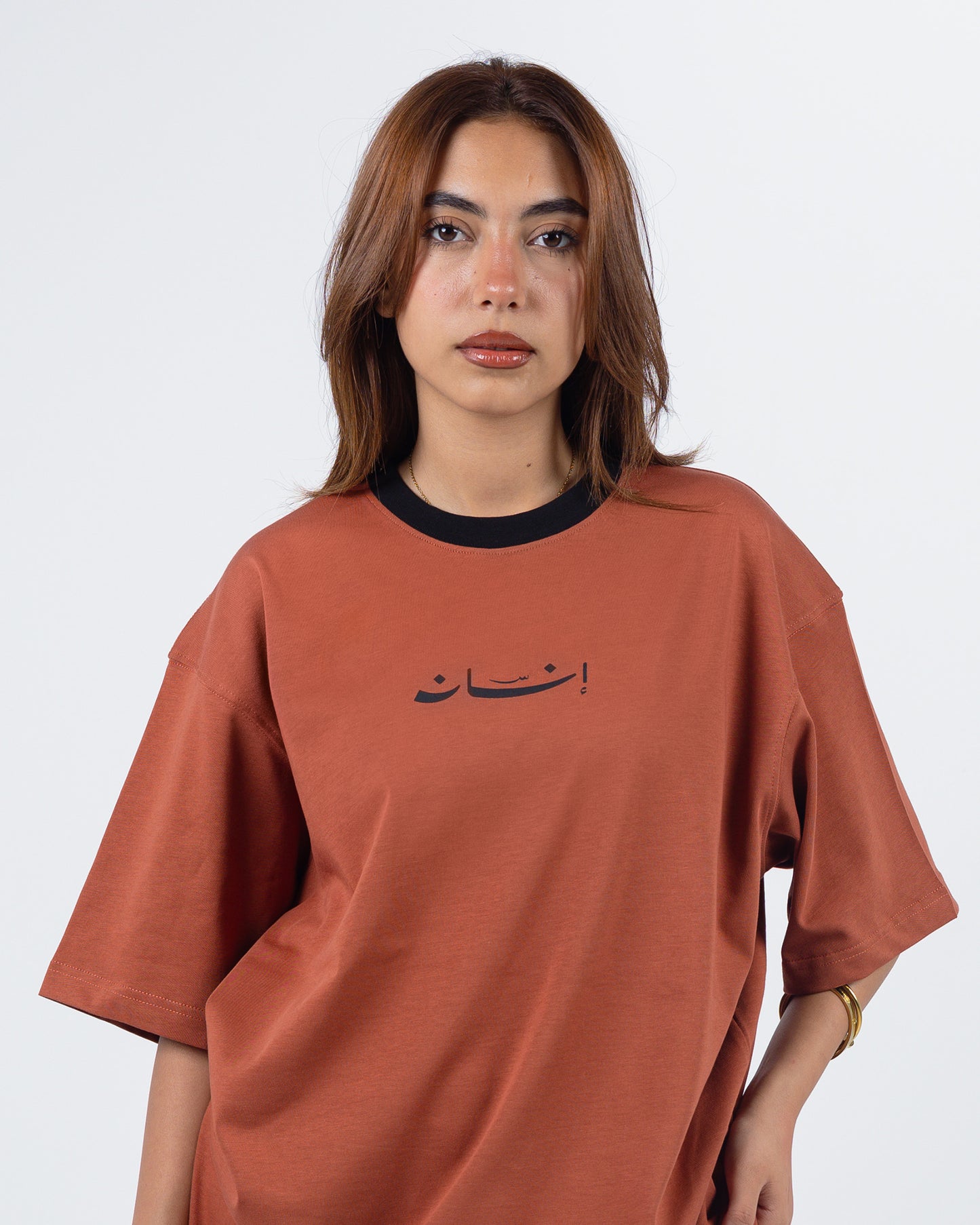 ENSAN Oversized T-shirt Rust