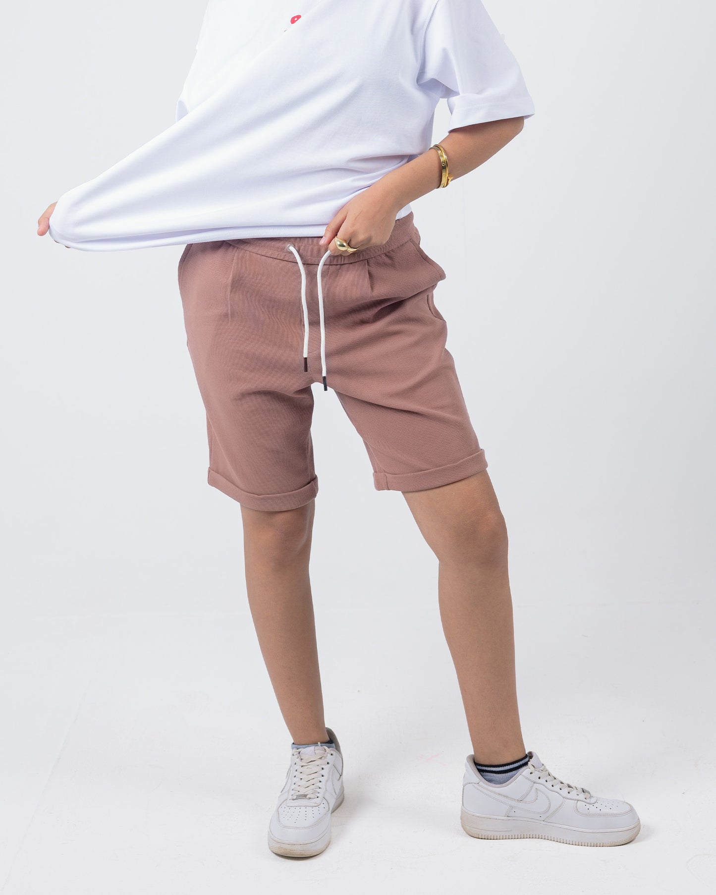 Everyday Classic Shorts -Rust