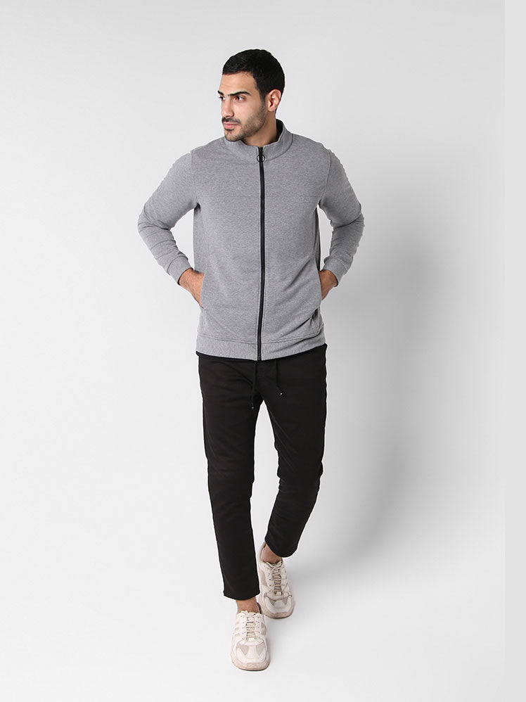 Weekday zip up light Jacket - Grey