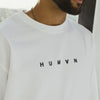 WHITE HUMAN OVERSIZED T-SHIRT