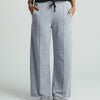 Women Jogging Bottoms with Seam Detail - GRAY