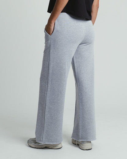 Women Jogging Bottoms with Seam Detail - GRAY