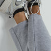 Women Jogging Bottoms with Seam Detail - GRAY