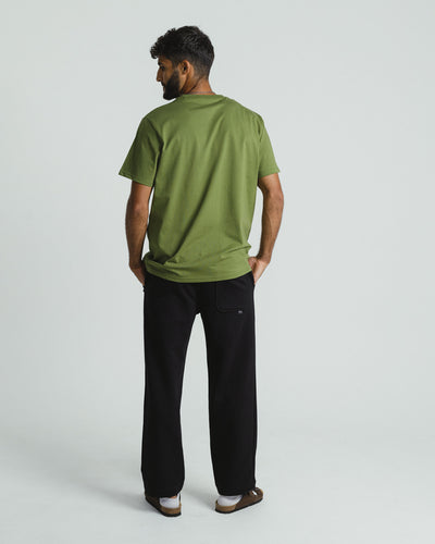 BASIC RELAXED OLIVE T-SHIRT