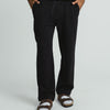 Jogging trousers with seam detail - BLACK