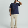 BASIC RELAXED NAVY T-SHIRT