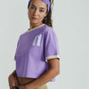 Team 11 Cropped T-shirt -Purple