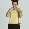 Cap Sleeves T-shirt Yellow