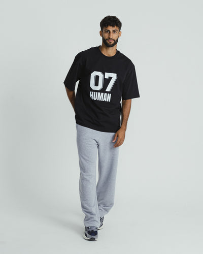 TEAM 07 OVERSIZED T-SHIRT BLACK