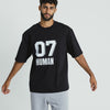 TEAM 07 OVERSIZED T-SHIRT BLACK