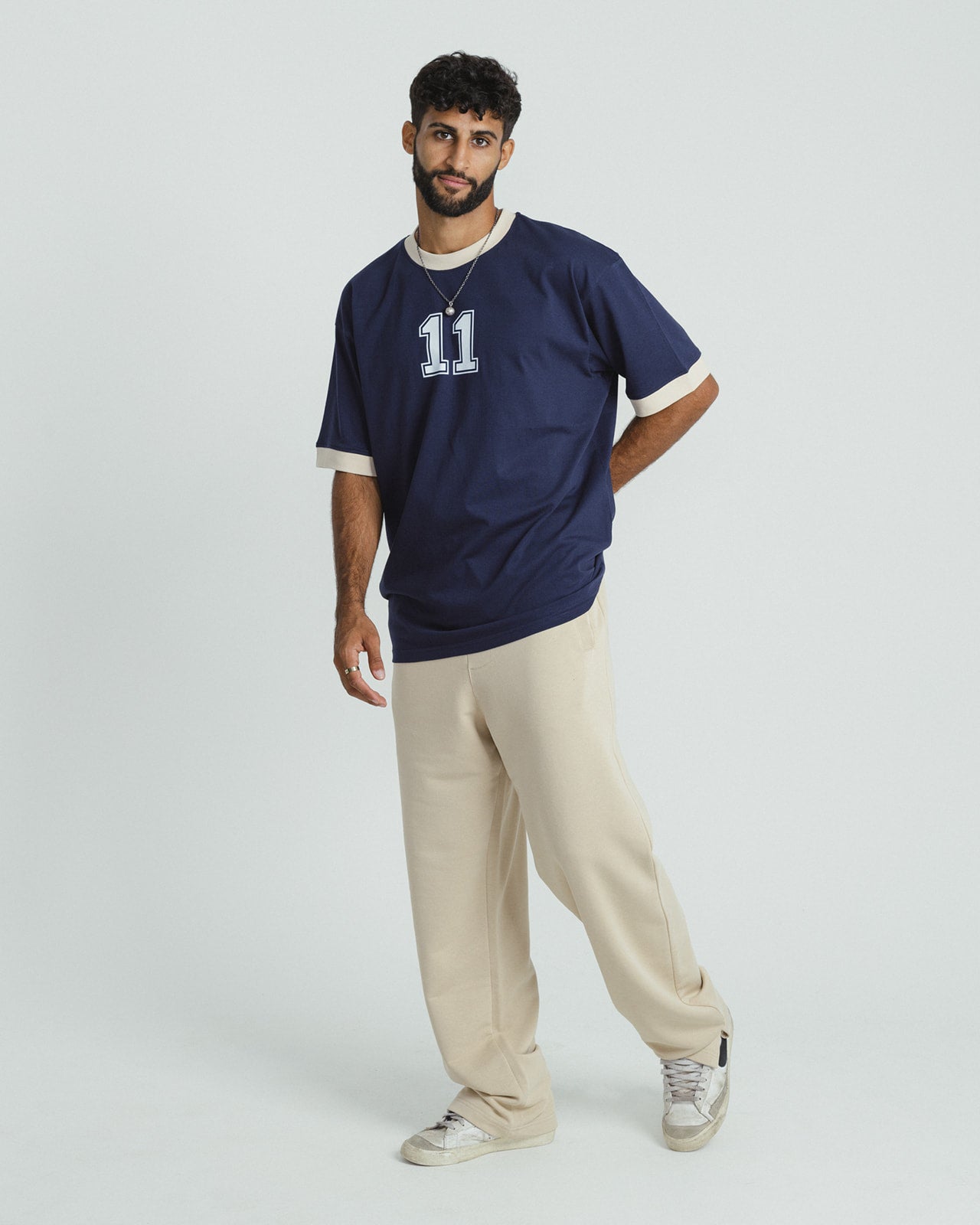 TEAM 11 Relaxed T-Shirt NAVY