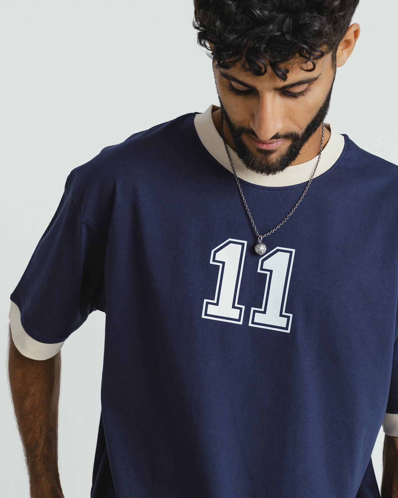 TEAM 11 Relaxed T-Shirt NAVY