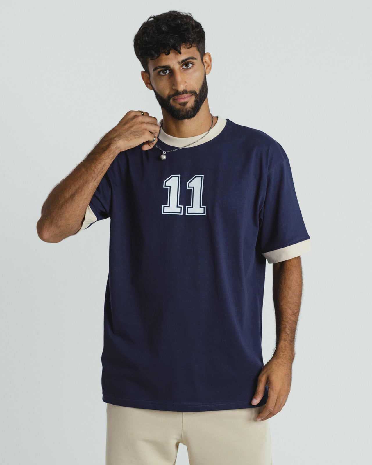 TEAM 11 Relaxed T-Shirt NAVY