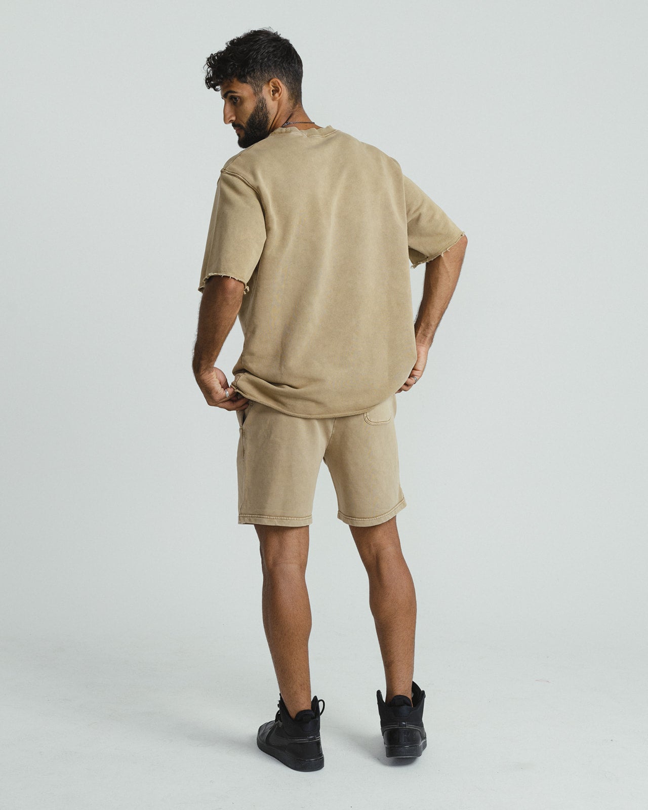 HUMAN ACWD Relaxed Heavy Tee - BEIGE