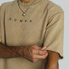 HUMAN ACWD Relaxed Heavy Tee - BEIGE