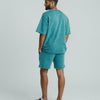 HUMAN ACWD Relaxed Heavy Tee - TEAL