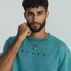 HUMAN ACWD Relaxed Heavy Tee - TEAL