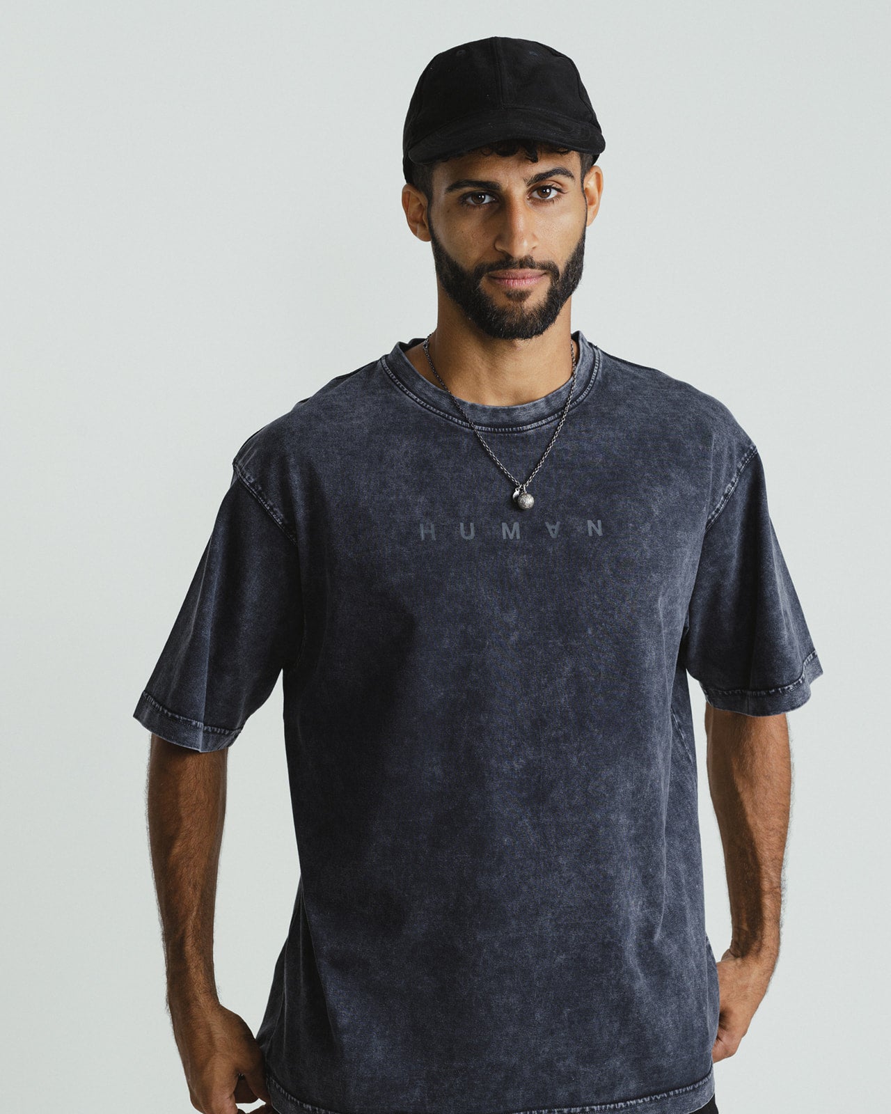 HUMAN ACWD Relaxed Tee - BLACK