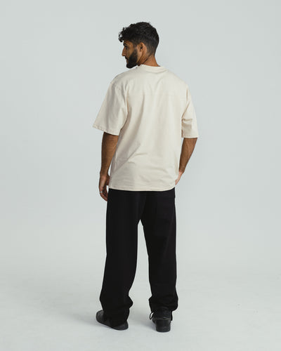 TEAM 07 OVERSIZED T-SHIRT BEIGE