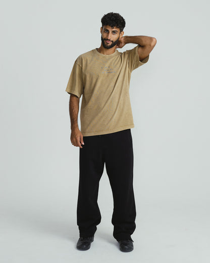Don't Believe ACWD Relaxed Tee - BEIGE