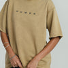 HUMAN ACWD Relaxed Heavy Tee - BEIGE