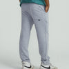 Jogging trousers with seam detail - GRAY