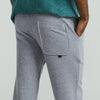 Jogging trousers with seam detail - GRAY