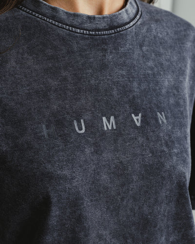 HUMAN ACWD Relaxed Tee - BLACK