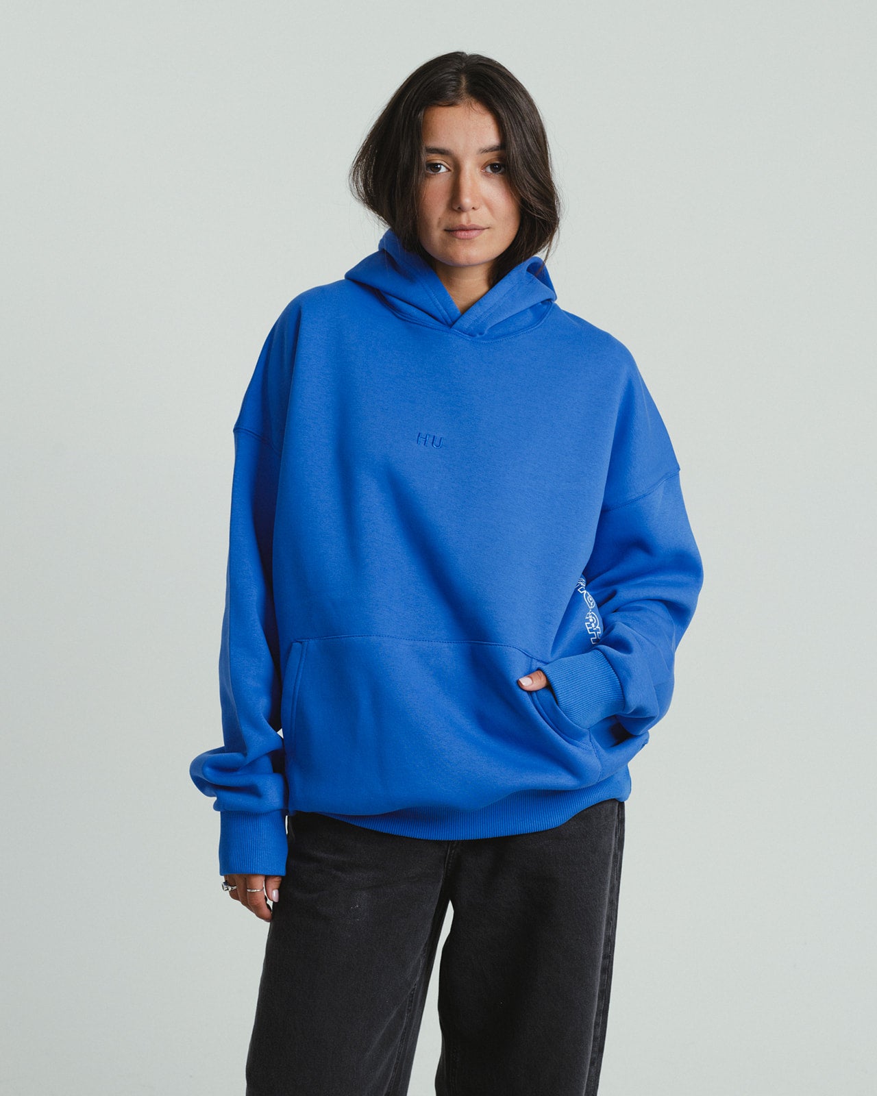 HU-OUT hoodie - Blue