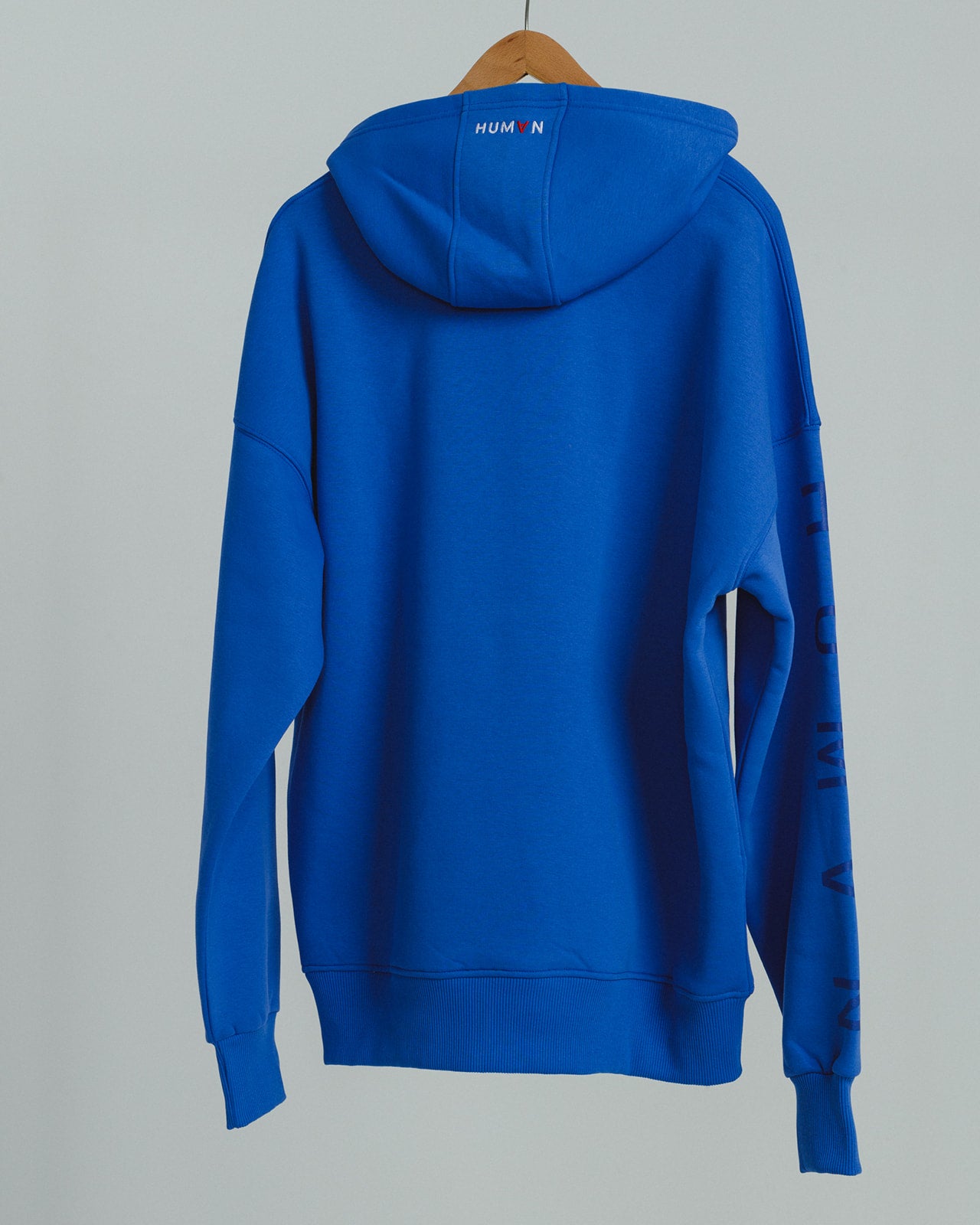 Basic HUMAN hoodie - Blue