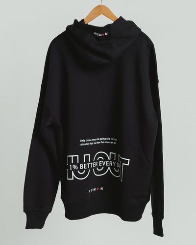 HU-OUT hoodie - Black