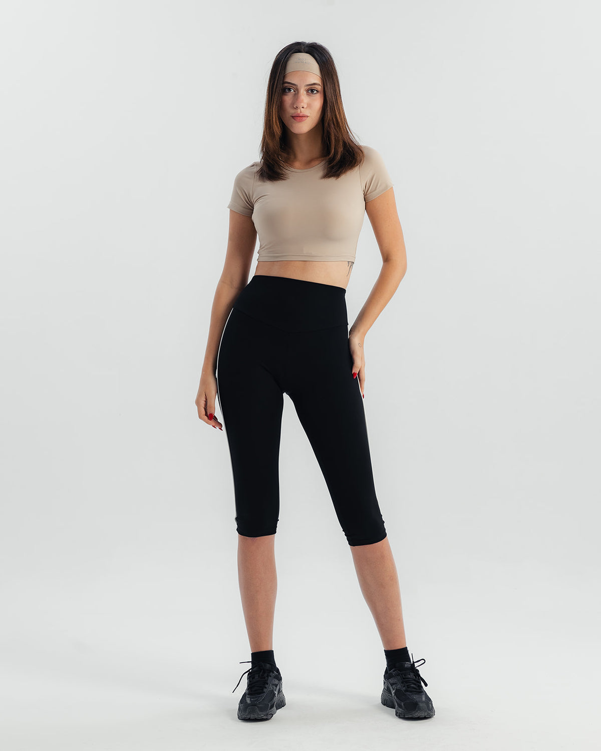 Piping capri - Black