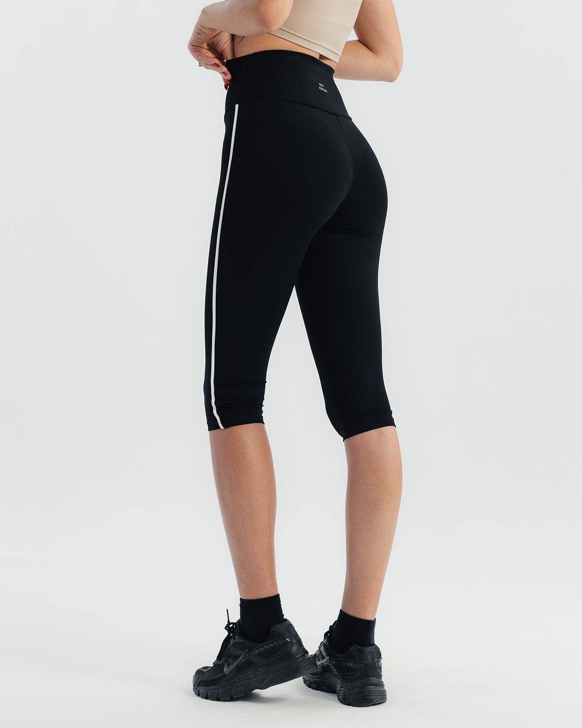 Piping capri - Black