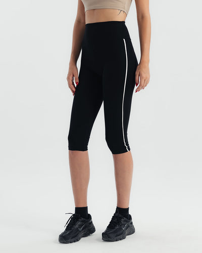 Piping capri - Black