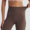 High rise capri pants - Dusty brown