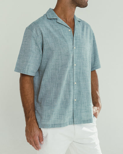 SHORT SLEEVES SHIRT SOFT GREEN