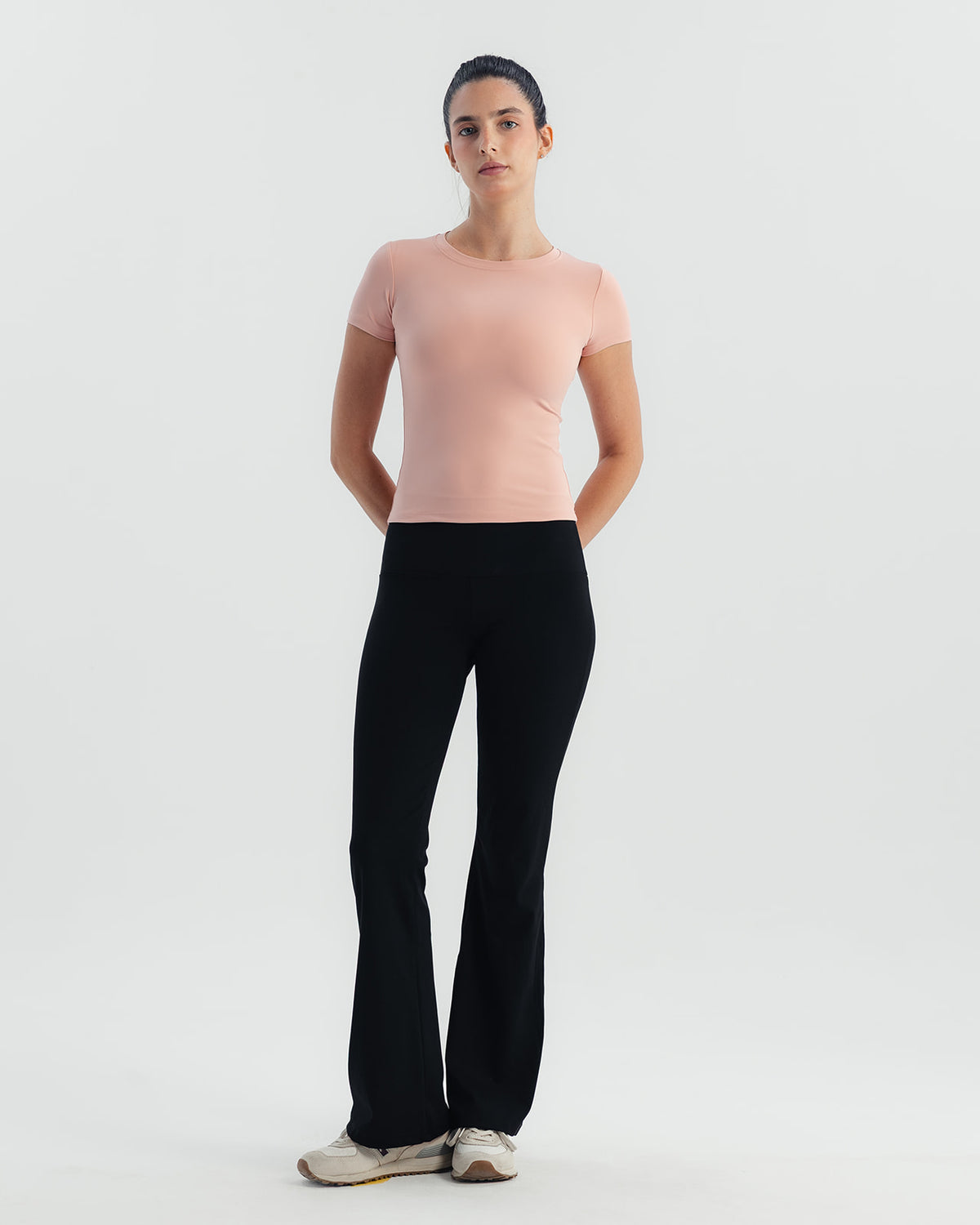 Soft Stretch Fitted T-Shirt  - Pink