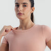 Soft Stretch Fitted T-Shirt  - Pink
