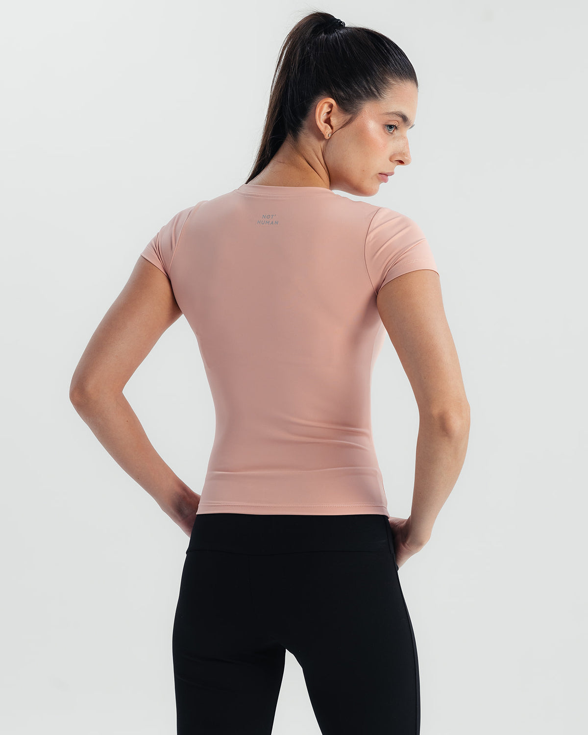 Soft Stretch Fitted T-Shirt  - Pink