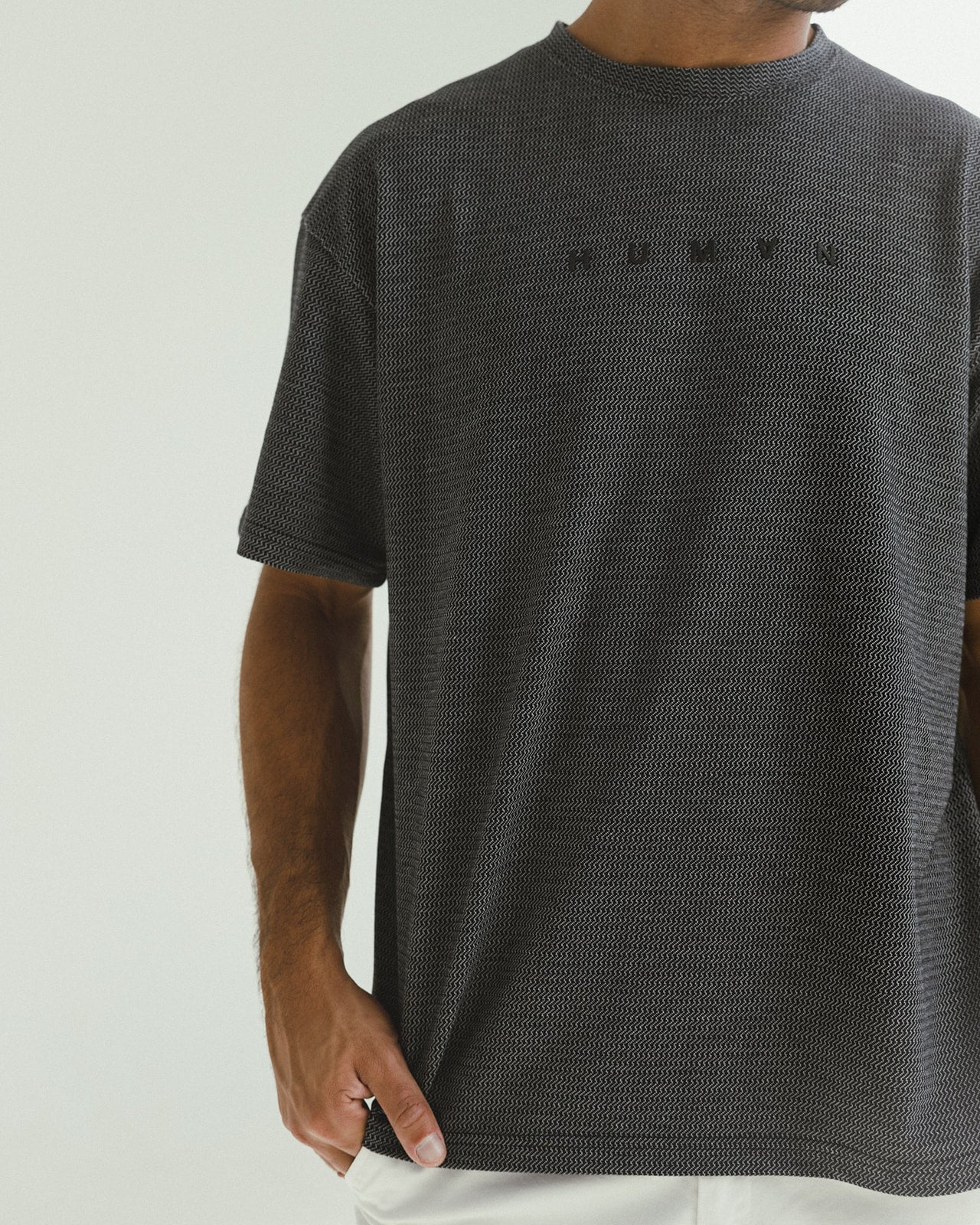 BLACK HUMAN RELAXED FIT T-SHIRT