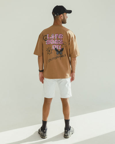 LIFE GOES ON OVERSIZED T-SHIRT