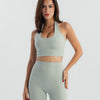Essential neck top  - Sage