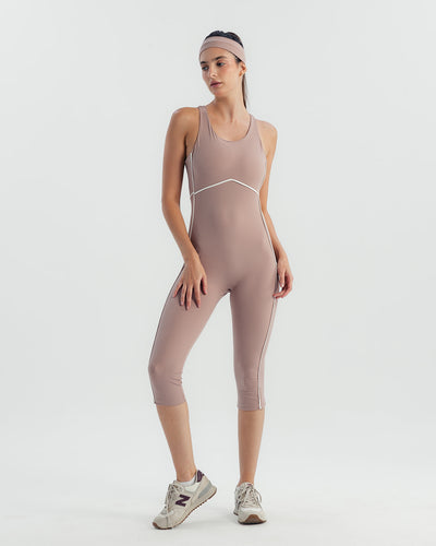 MOVE Capri Jumpsuit - Mauve Taupe