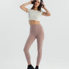 Soft Stretch Crop Fitted T-Shirt - Offwhite