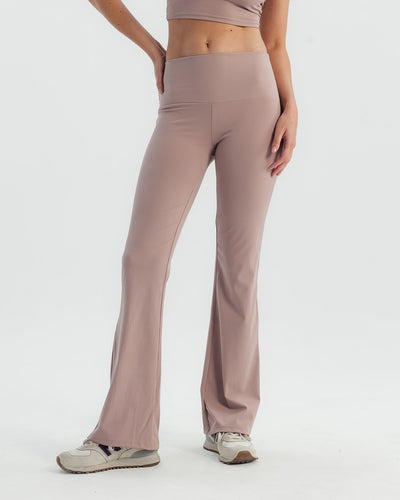 MOVE Flare Pants - Mauve Taupe